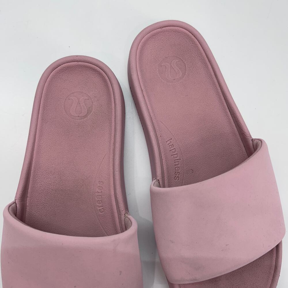 Lululemon Women's Restfeel Slide Sandal in Pink Pearl 8 Athleisure Sporty - Picture 3 of 6